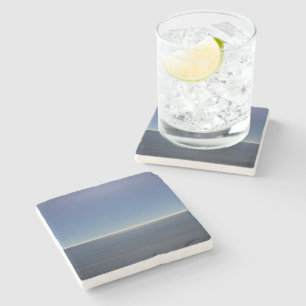 Calm Blue Ocean Stone Coaster