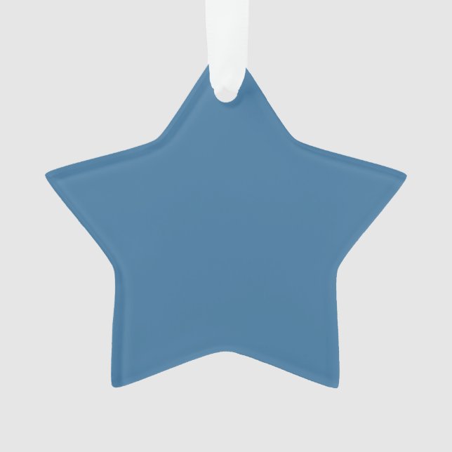 Calm Blue  Ornament (Front)