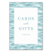 Calm Blue Water Thank You Card