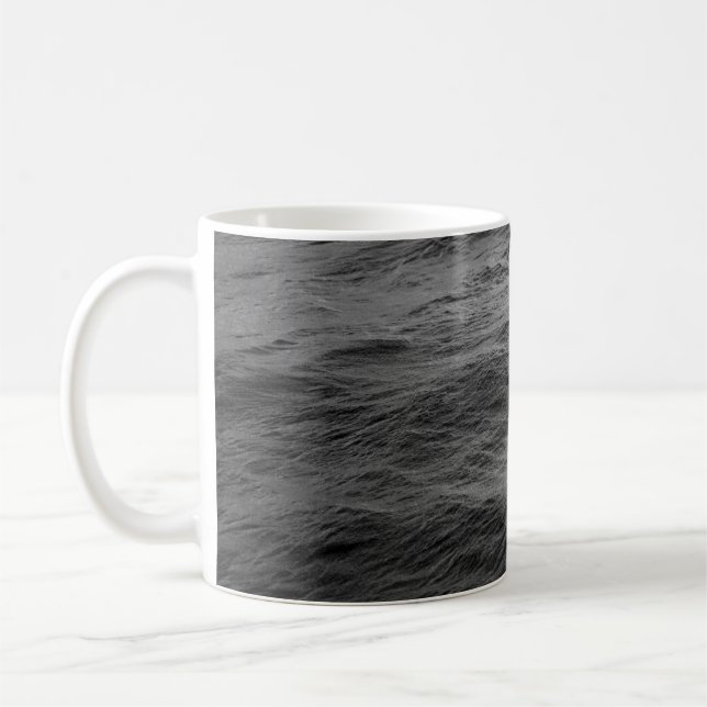 Calm body of water coffee mug (Left)