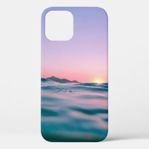 Calm body of water during golden hour iPhone 12 case
