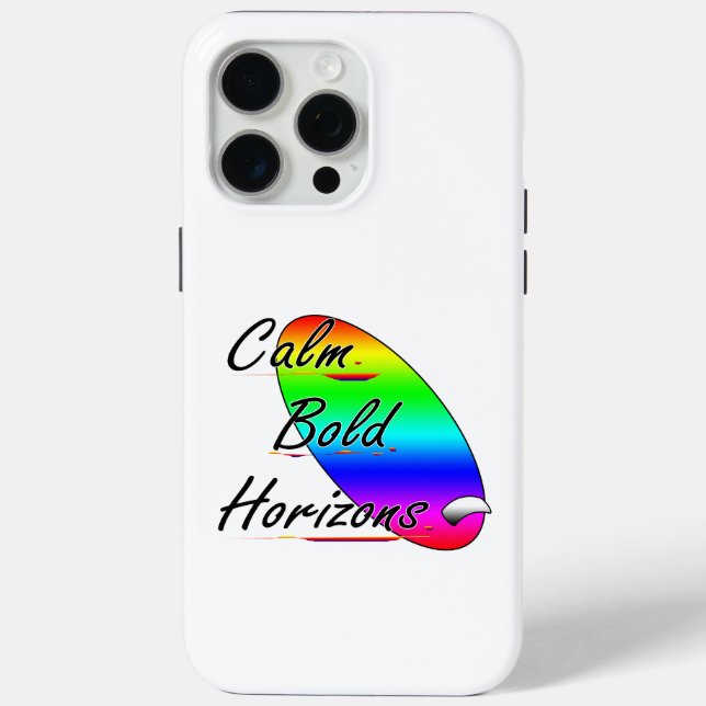 Calm bold horizons surfing Case-Mate iPhone case (Back)