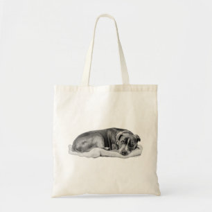 Calm Carry with Watchful Pup Tote Bag