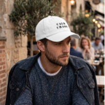 Calm Chaos - Paradox Baseball Cap White