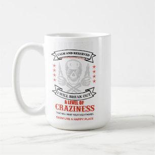 Calm Chaos Skull Tee Coffee Mug