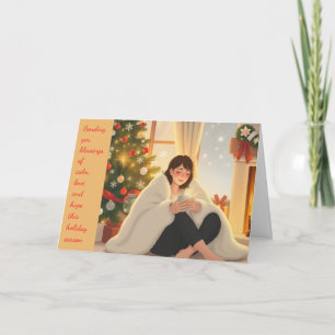 Calm Christmas  Holiday Card