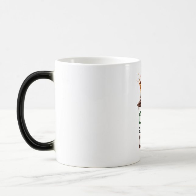 Calm & coffee  magic mug (Left)