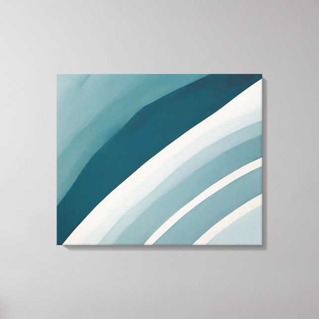 Calm Curved Minimalist Arc - Abstract Wall Art (Front)