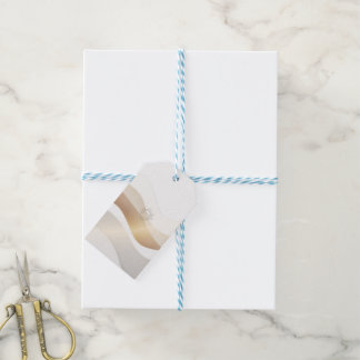 Calm Desert Waves with Fennec Essence | Minimal Se Gift Tags