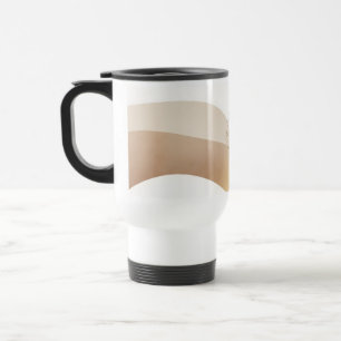 Calm Desert Waves with Fennec Essence   Minimal Se Travel Mug