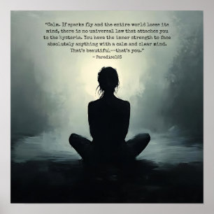 calm (door 1051) poster