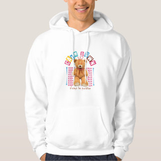 CALM DOWN - KEEP CALM Cute Teddy Bear Hoodie