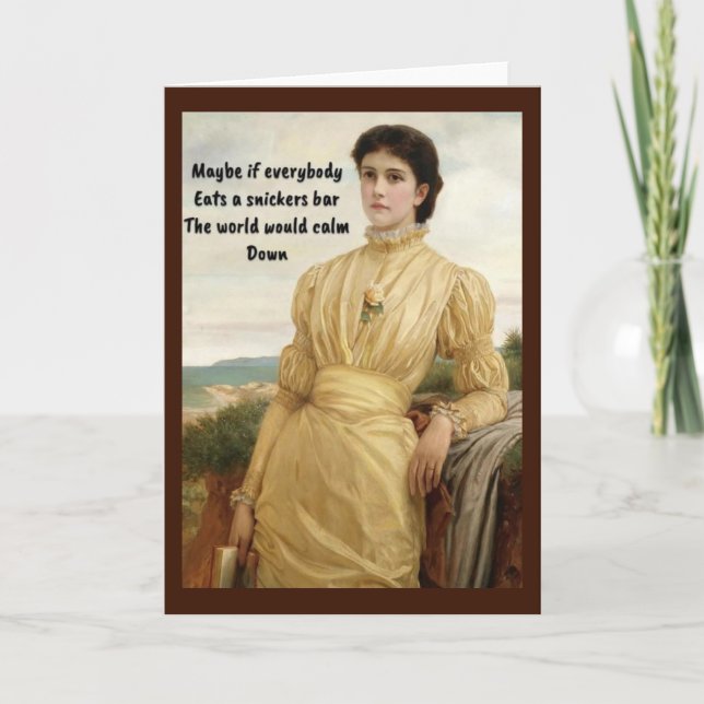 Calm Down Note Card (Front)