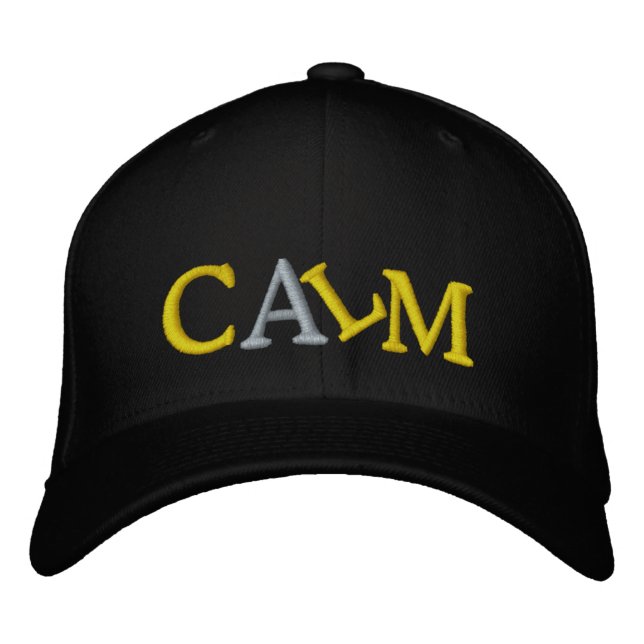 CALM EMBROIDERED HAT (Front)