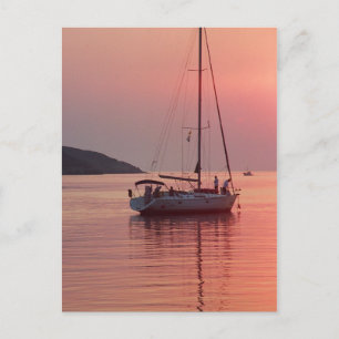 Calm evening postcard