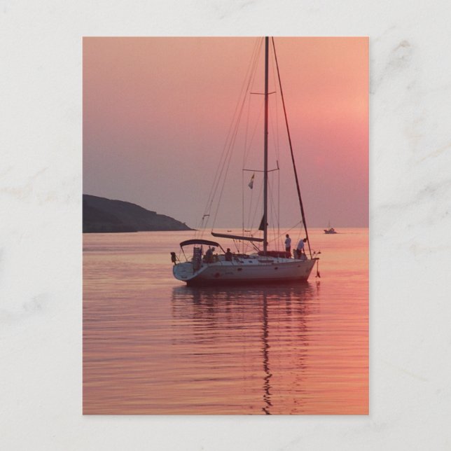 Calm evening postcard (Front)