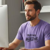 Calm Face Wild Shift Frontline Tee for Man