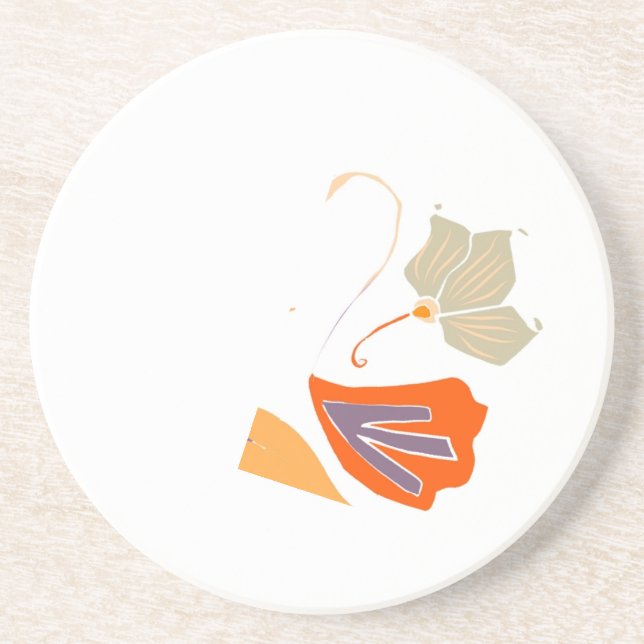 Calm feeling design  coaster (Front)