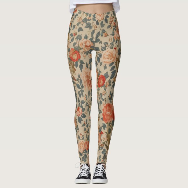Calm floral Legging (Front)