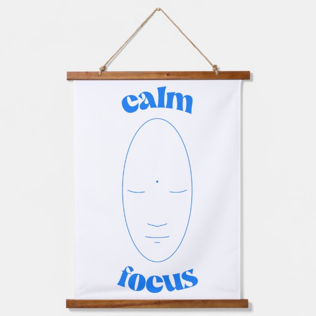 Calm Focus Hanging Tapestry (Front)