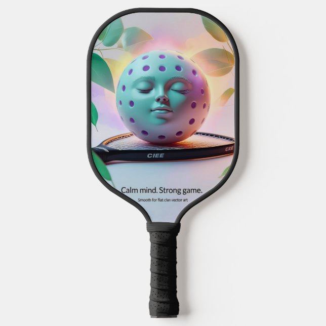 Calm Focus Pickleball 🎐 Paddle (Front)