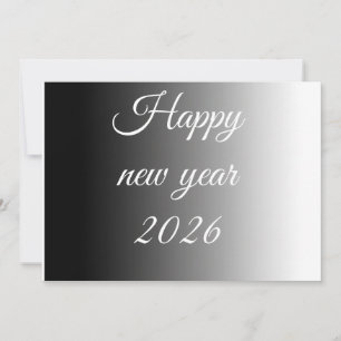 Calm greeting in new year  holiday card