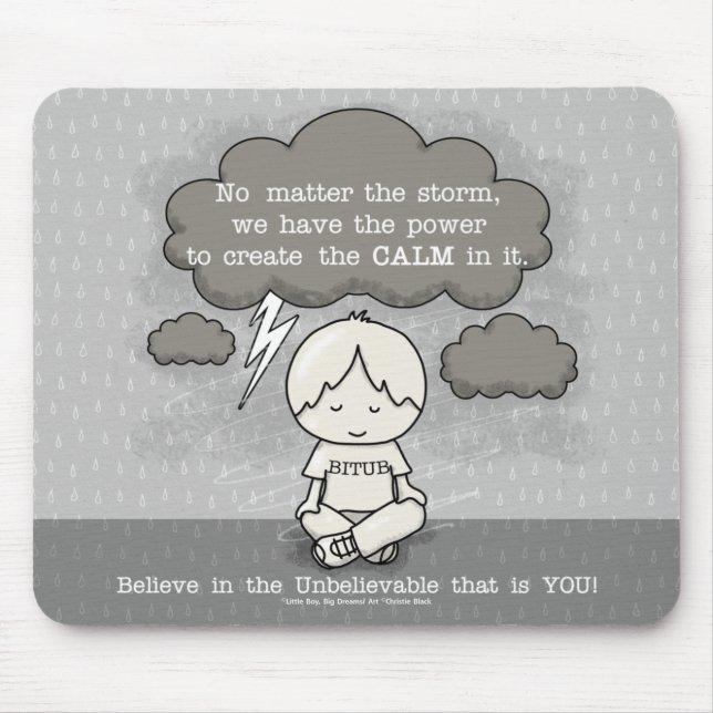 Calm in the Storm Mouse Mat (Front)