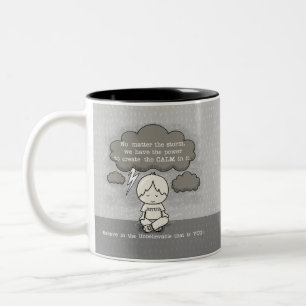 Calm in the Storm Two-Tone Coffee Mug