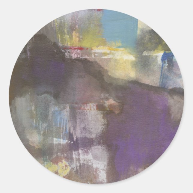 Calm Interlude Classic Round Sticker (Front)