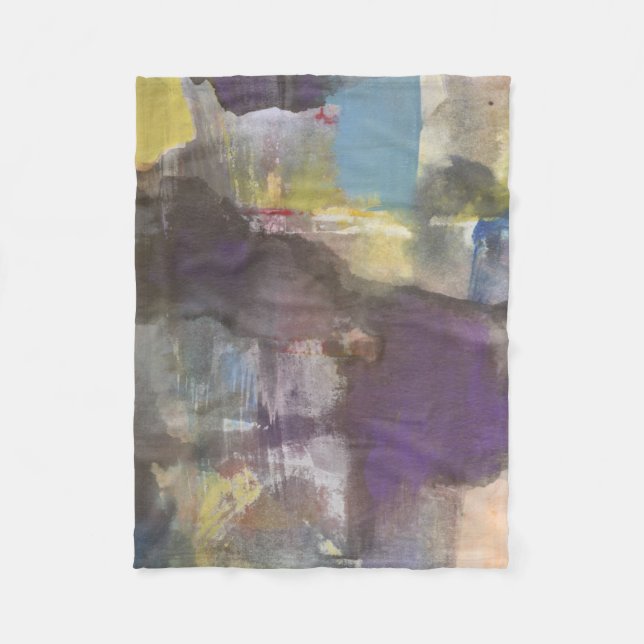 Calm Interlude Fleece Blanket (Front)