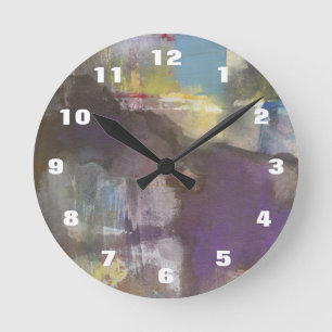 Calm Interlude Round Clock