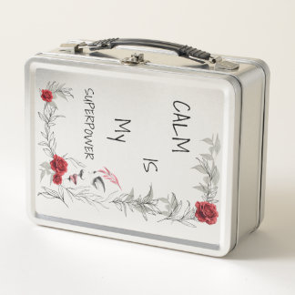 Calm Is My Superpower | Self Trust & Confidence Metal Lunch Box
