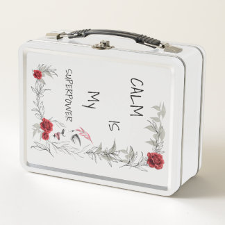 Calm Is My Superpower | Self Trust & Confidence Metal Lunch Box