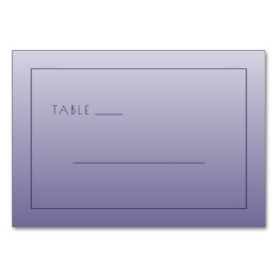 Calm Lavender Minimalist Table Number
