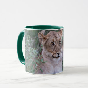 Calm Lioness – Wildlife Artwork Mug