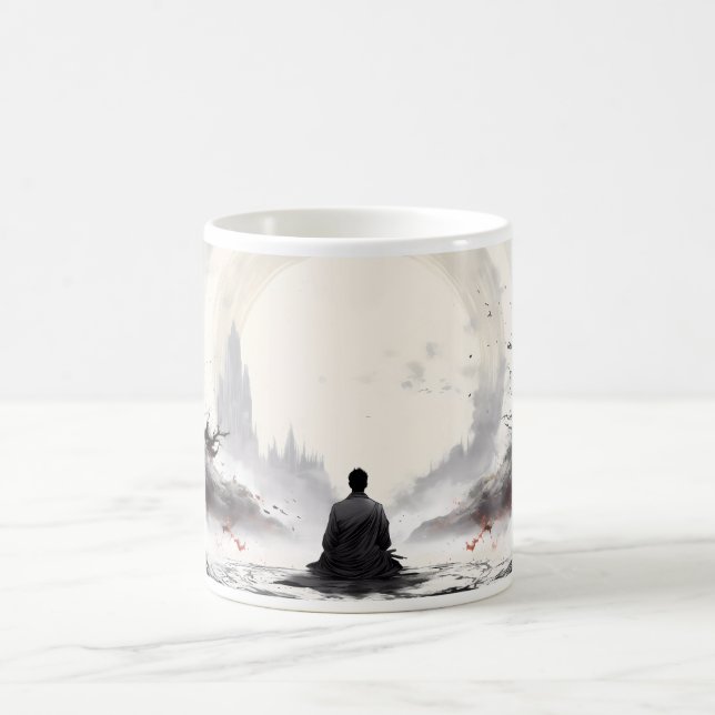 Calm, Meditation, And Peace Coffee Mug (Center)