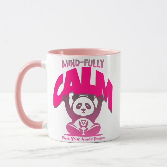 Calm mind, full heart—just like a peaceful panda mug (Left)