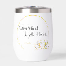 Calm Mind Joyful Heart Buddha Quote