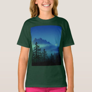 CALM MOUNTAIN MIDNIGHT FOREST T-Shirt