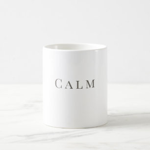 Calm Mug – Minimal Typography Design