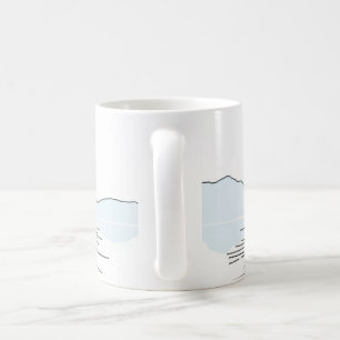 Calm Nature Coffee Cup with Mountain View