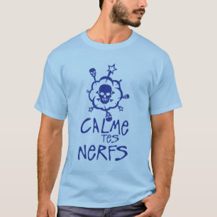 calm_nerves_citation_bubble_head_dead T-Shirt