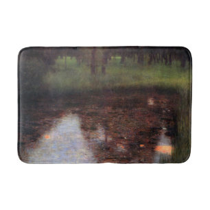Calm Pond on Kammer Castle Grounds, Gustav Klimt Bath Mat