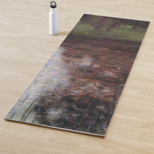 Calm Pond on Kammer Castle Grounds, Gustav Klimt Yoga Mat