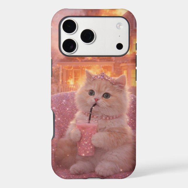    Calm Princess Cat During Total Chaos            (Back)
