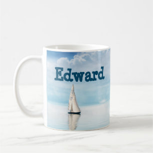 Calm Sailing with Bluest Skies Coffee Mug