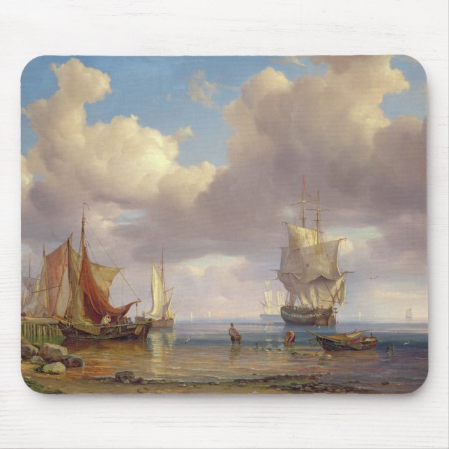 Calm Sea, 1836 Mouse Mat (Front)