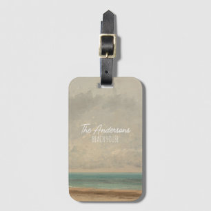 Calm Sea 1866 Gustave Courbet National Gallery Luggage Tag