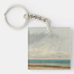Calm Sea – Gustave Courbet Key Ring