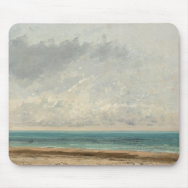 Calm Sea – Gustave Courbet Mouse Mat (Front)